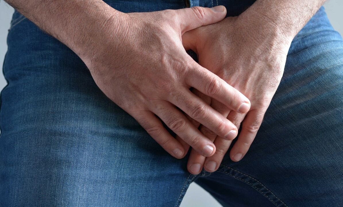 A man suffers from groin discomfort due to microsurgical penile muscle transplantation